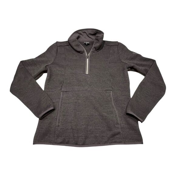 Kuhl Charcoal Half-Zip Pullover sweater Jacket women’s size small - Picture 1 of 7